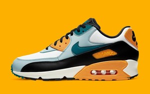 ⚫ Nike Air Max 90 Mighty Ducks ® ( Men UK 9.5 EUR 44.5 ) Teal And Golden  Yellow | eBay