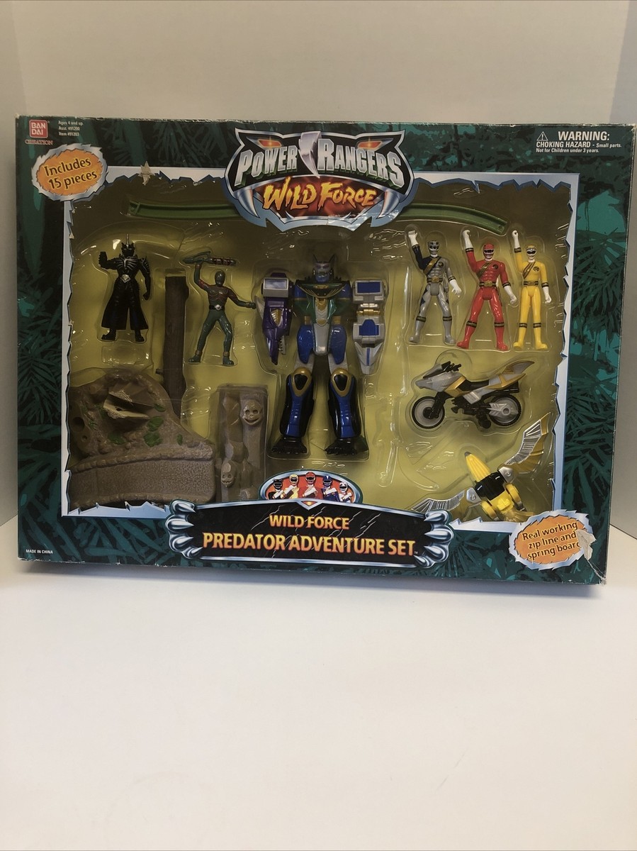 Power Rangers Wild Force Predator Adventure Set Bandai 2002 | eBay