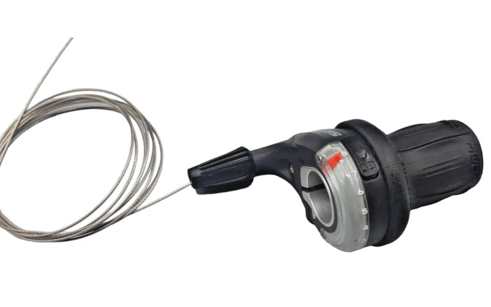 SRAM X7 Dual Drive 8 Compartment Twist Grip 1:1 Assembly Right With Shift 3x8 - Image 3 of 4