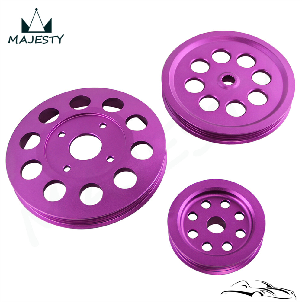 Crank Pulley For Nissan Skyline GTR GTS RB20 RB25DET RB26 R32 R33