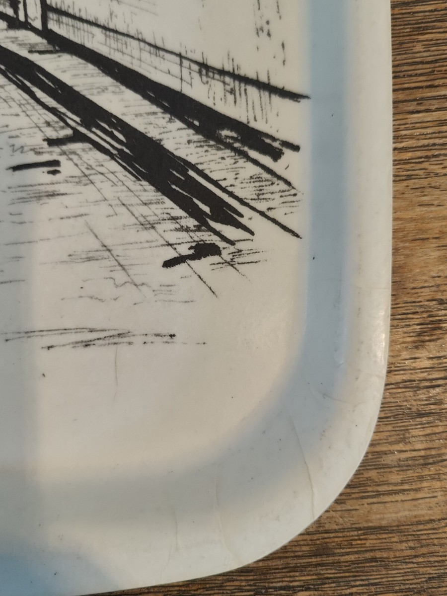 Plateau en Fibre de Verre par Bernard Buffet, France en vente sur