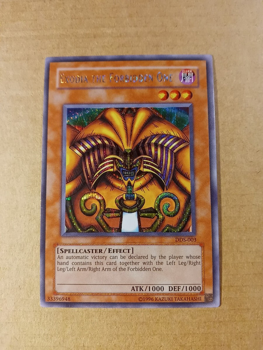 Exodia the Forbidden One DDS-003 Prismatic Secret Rare Yugioh