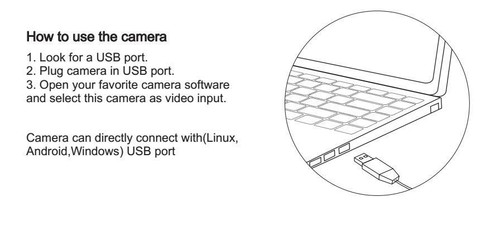 2MP H.264 30fps USB Camera Night Vision Video WebCamera Module w/ 170degree lens - Picture 9 of 9