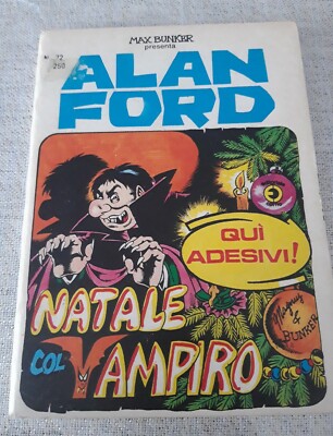 Alan Ford ediz. 1975 Horn No. 72 with Sticker EXCELLENT Original Not Returned