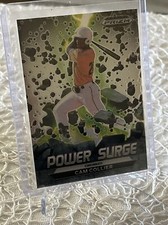2022 Prizm Draft Picks Baseball Power Surge PS-CC Cam Collier - Cincinnati Reds