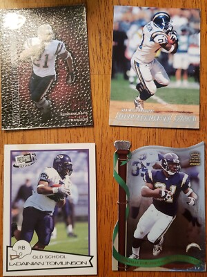 Lot of (7) LaDainian Tomlinson Press Pass Crown Royale Topps Upper Deck NM