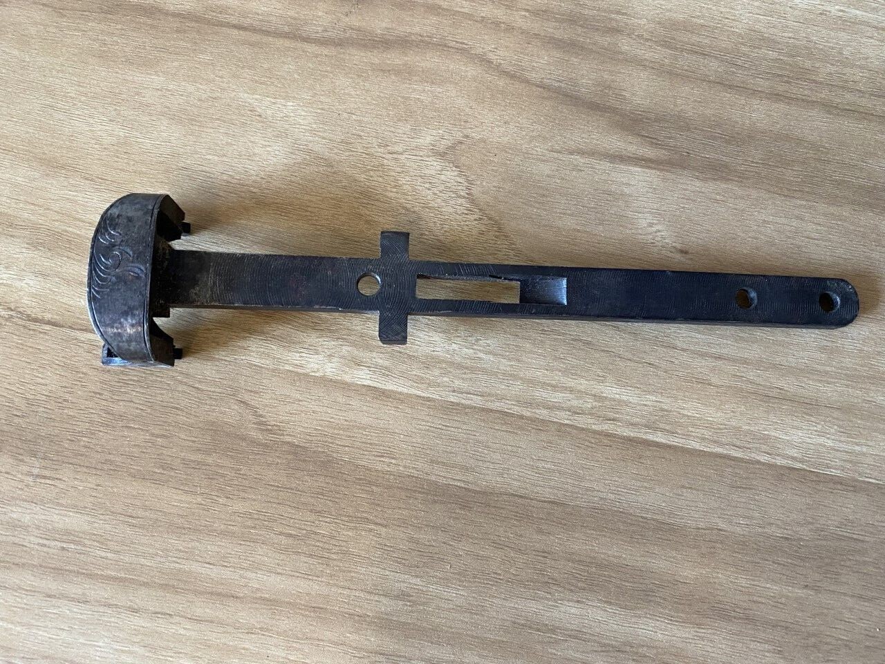 Winchester Model 101 Shotgun, Forearm Plate- Upper, Engraved, Used, WL-5