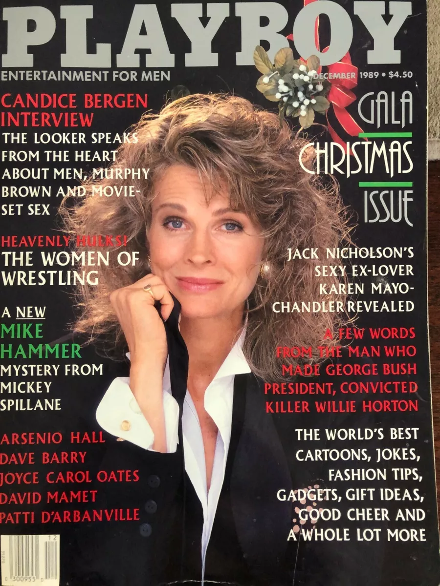 Playboy Magazine Candice Bergen w/ Petra Verkaik Centerfold December 1989 |  eBay