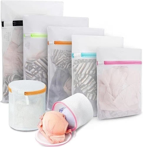 Clearance- Mesh Laundry Bags Reusable Washing Machine Bag for Delicate Blouse, H