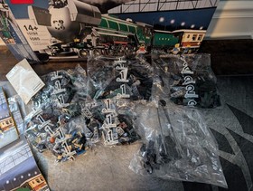 Lego Emerald Night Train 10194 Engine & Tender Only Seal Bags!