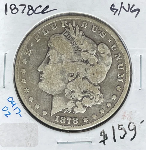 1878-CC MORGAN SILVER DOLLAR ~ GOOD/VG ~NICE COIN~