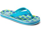 Reef Boys 2 Youth NWT Ahi Blue Fish Sandals Flip Flops BA1-4