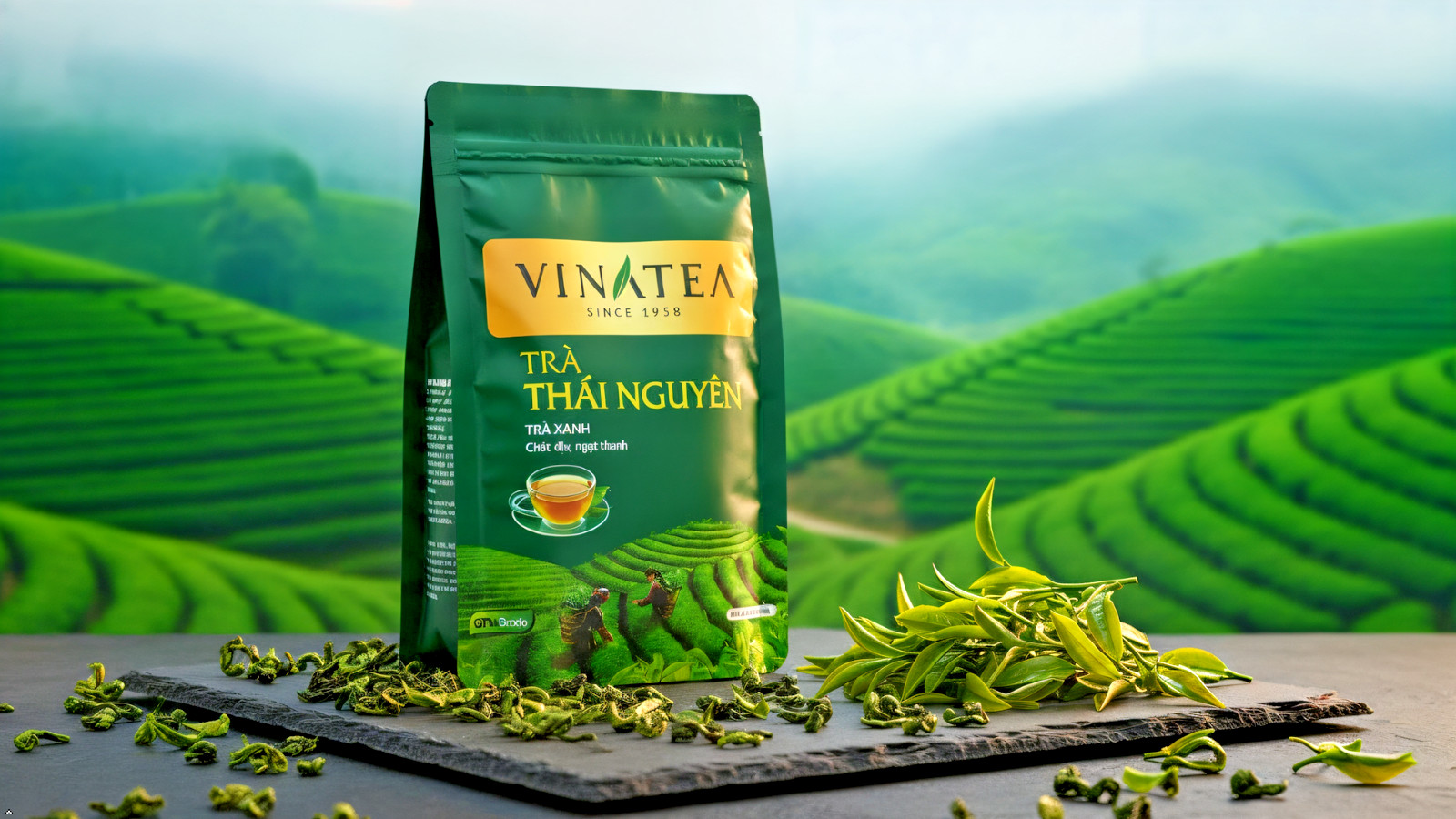 Green Tea Thai Nguyen Vietnamese Tra Xanh Loose Leaf  420g/180g/90g
