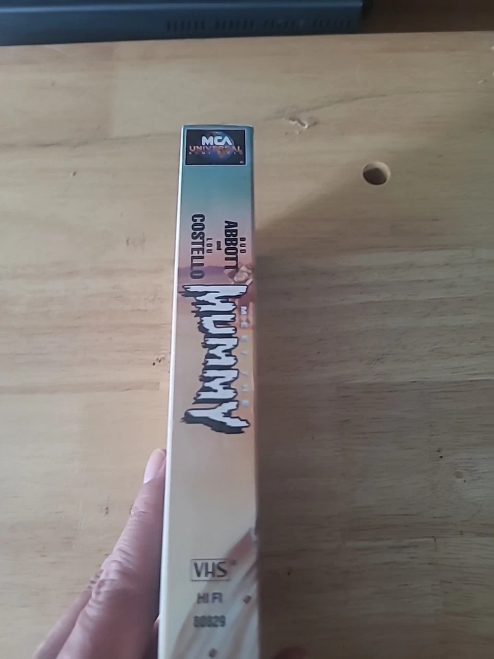 Abbott and Costello Meet the Mummy VHS 90s Universal Monsters - Image 3 of 4