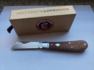 RoseCraft Blades Messer Lick Creek Loom Fixer D2 Stahl Slipjoint Holzgriff
