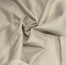 Sand Natural linen fabric 56  Width Sold By The Yard
