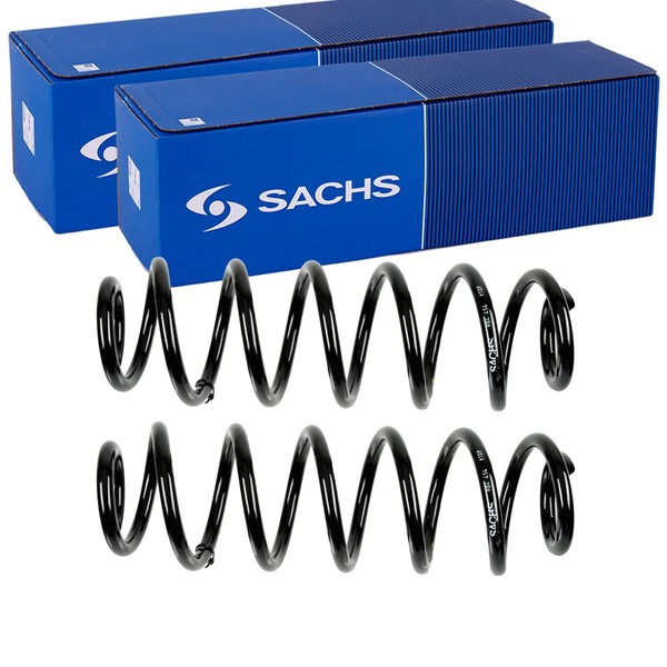 2X Sachs Fahrwerksfedern Hinten Passend FÜR Skoda Octavia VW Golf Links+Rechts-image
