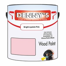 Dennys Wood Fence Paint - Bright Lipstick Pink
