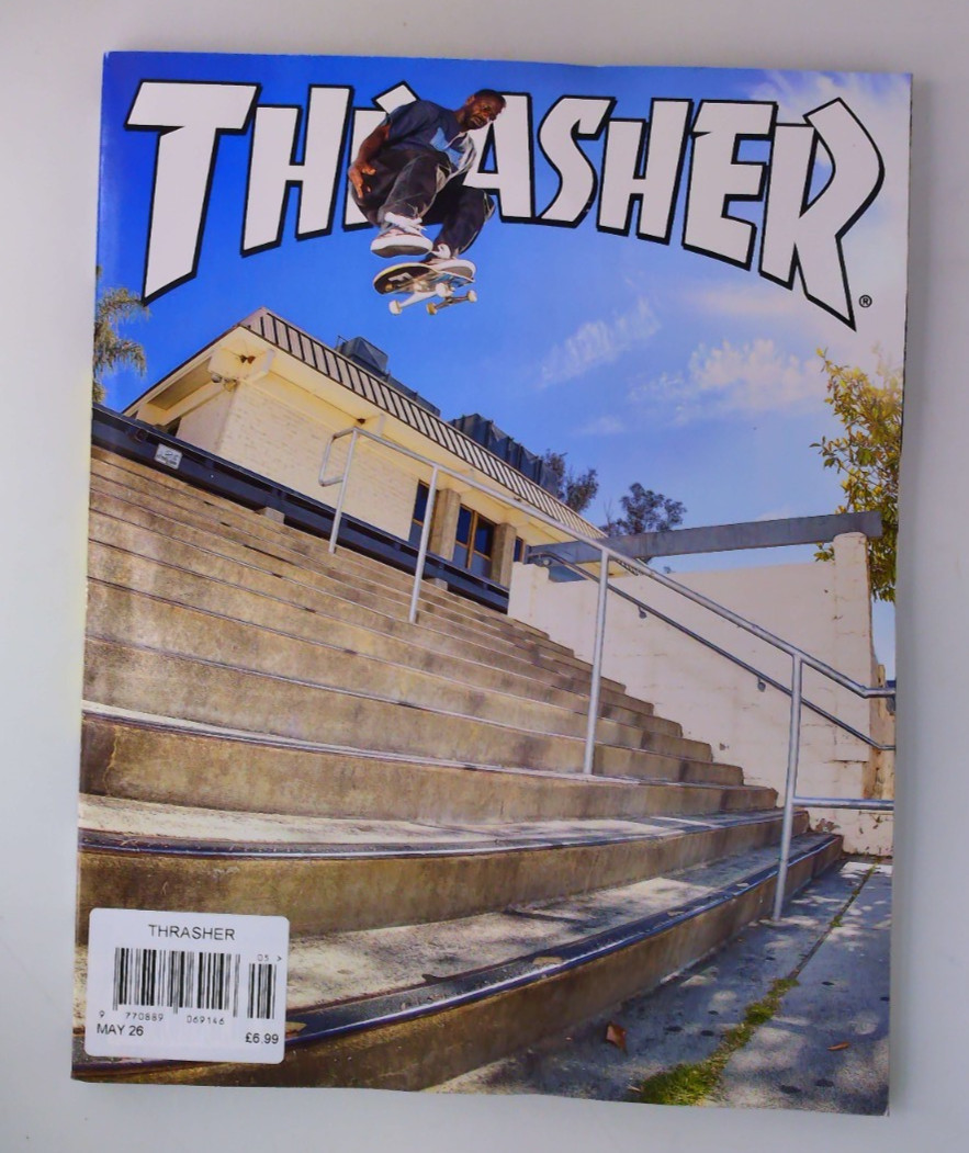 Thrasher magazine #550 May 2026 Kurt Vile, Antwuan Dixon, Hong Kong