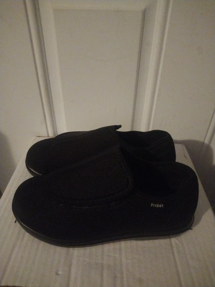 Propet Cush N Foot WO206 休闲鞋 7 W 黑色 状况完好 女式 — 第 2/4 张图片