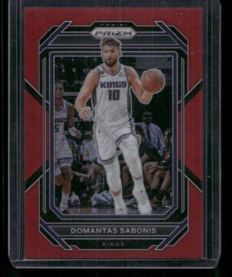 2022-23 Panini Prizm #143 Domantas Sabonis Prizms Red #/299