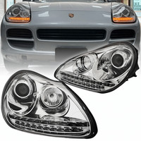 Bi-Xenon Scheinwerfer Set Chrom FüR Porsche Cayenne 2002–2006 Mit Led Blinker