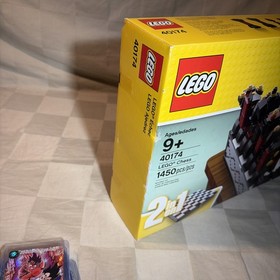 LEGO 40174 Iconic Chess & Checkers 2 in 1 Building Set Retired New Sealed