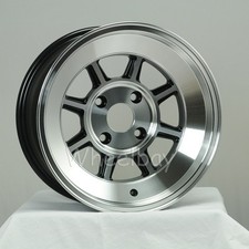 4 Rota Wheel Shakotan 15x8 4x110 10 73 Frblk Mazda Rx7 4 Rota Wheel Shakotan 15x8 4x110 10 73 Frblk Mazda Rx7
