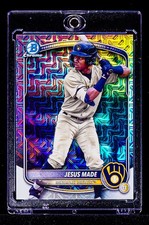 Jesus Made RARE REFRACTOR PANDORA ROOKIE INVESTMENT CARD PHENOM Brewers SSP