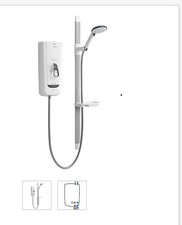 Mira Advance Flex Extra 8.7kW Thermostatic Electric Shower - White (1.1785.005)