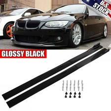78.7 Side Skirts Rocker Panel Black For Bmw E90 E92 E93 325i 335i 320i 328i Us