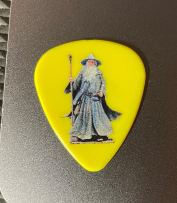 Official Metallica Auckland New Zealand Yellow Pick Nov 19th 2025