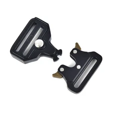 Quick Side Release Metal Strap Buckle Black for Bags Luggage Webbing Sewing g