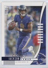 2019 Panini Absolute Blue Lamar Jackson #13 2xw