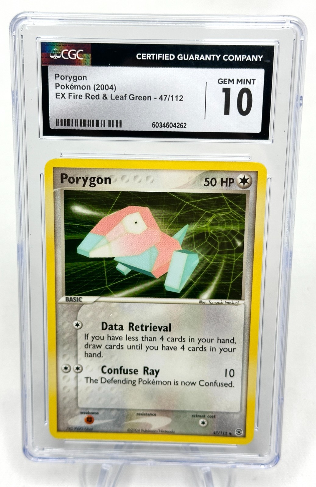 Pokemon Porygon 47/112 EX Fire Red Leaf Green CGC 10 2004