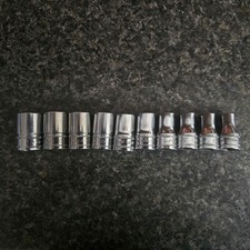 Vintage Snap-on 12 Drive 10pc Metric 6pt Socket Set 310twmya Usa