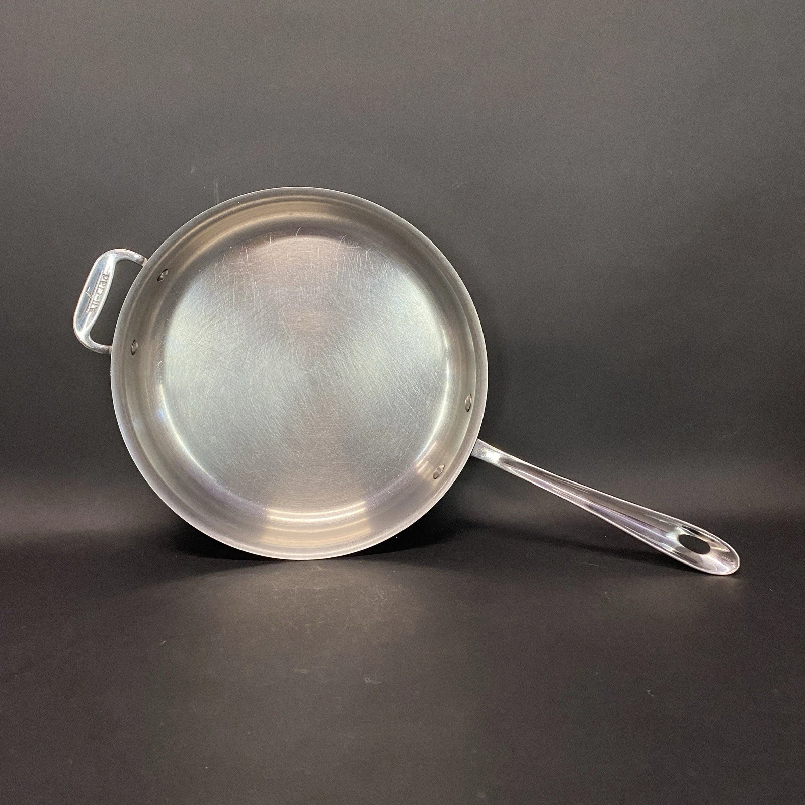 11" All-Clad Stainless Steel Pan with Dual Handle A5
