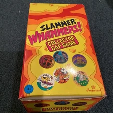 RARE NEW CASE OF 24-PACK MOC SLAMMER WHAMMERS CAP GAME POGS MILK CAP BOX NIB NM+