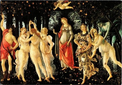 Botticelli La Primavera 1992 Florence Italy Art Postcard McFarlane