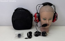Rugged Air Headset Aviation Pilot Headset TESTED  READ DESCRIPTION  