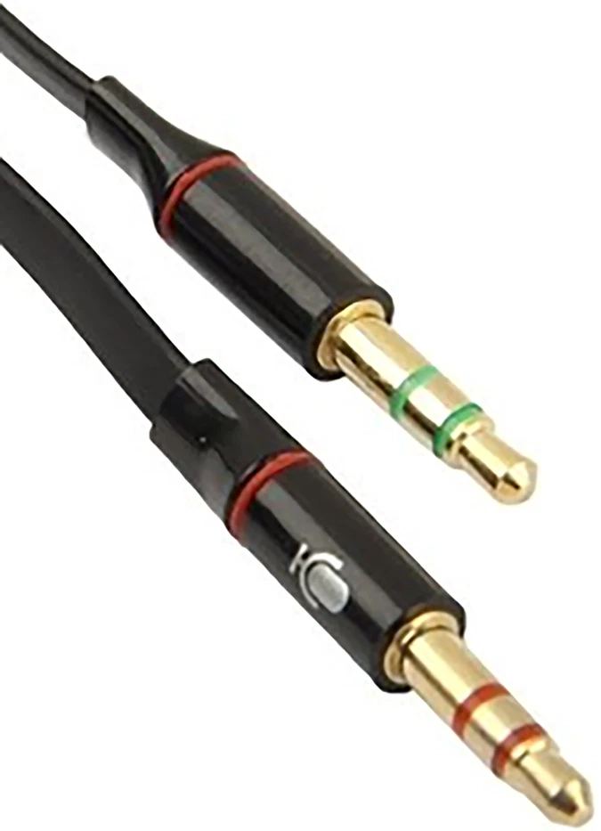 3,5 mm Y Splitter 2 Jack mâle à 1 femelle casque micro adaptateur audio câble - Photo 3/4