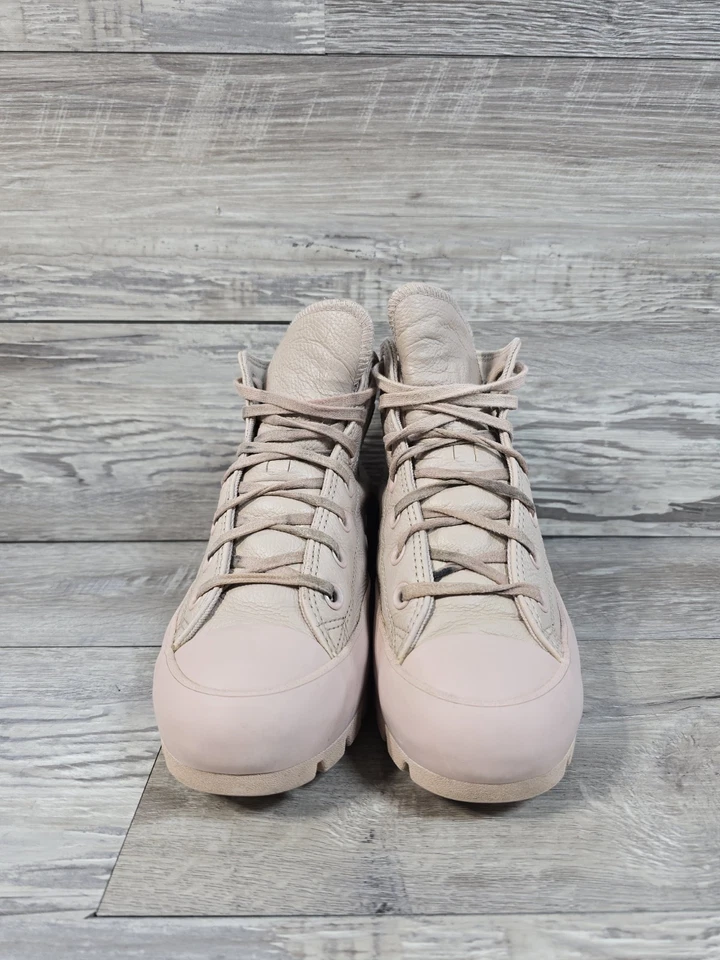 匡威 Converse Chuck Taylor All Star Lugged 粉色厚底靴女式 7 码鞋 — 第 4/4 张图片