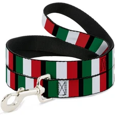 Dog Leash Italy Flags WIDE 1.5"