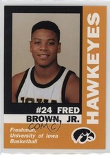 1992-93 Iowa Hawkeyes Team Set Fred Brown Jr 0q3