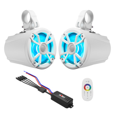NOAM N5-W Tower Speakers UTV ATV Golf Cart&Boat Marine waterproof stereo system
