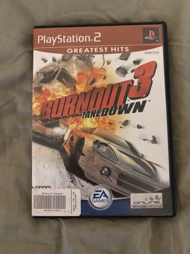 EA Games Burnout 3 Takedown Greatest Hits Manual Online Sony PlayStation 2