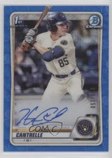 2020 Bowman Draft Chrome Picks Blue Wave Refractor Hayden Cantrelle Auto 3hd