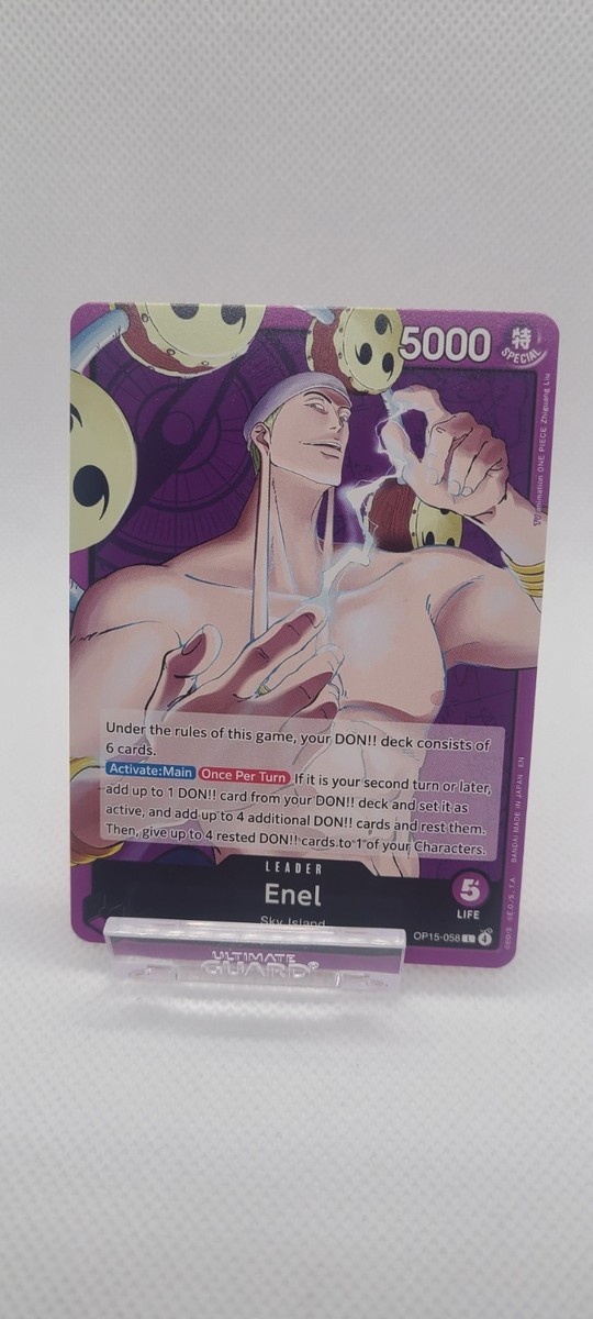 Enel OP15-058 L Adventure on KAMI's Island - ONE PIECE Card Game
