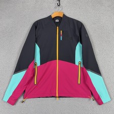 Under Armour Jacket Mens Medium Colorblock Softshell Windbreaker Be Seen 1379485