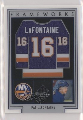 2019-20 Upper Deck SP Game Used Frameworks Pat LaFontaine #FW-PL HOF au7